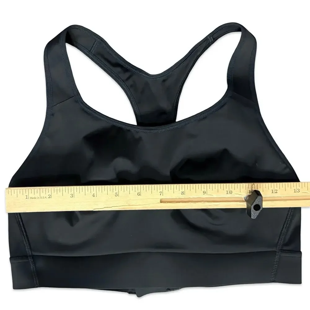 Athleta Black Hustle II Bra B-DD Racerback Sports Bra size 36B / C NEW Tags - Picture 4 of 6